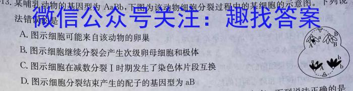 辽宁省名校联盟2024年高三9月份联合考试数学