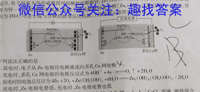 天一大联考 2022-2023学年高一年级阶段性测试(四)化学