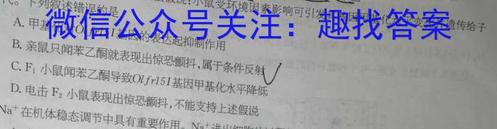 河北省保定市2022~2023学年度高二下学期5月联考(23-489B)数学