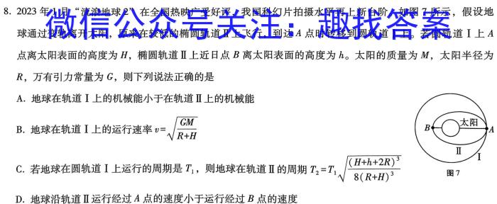 陕西省2022~2023学年度七年级下学期期末综合评估 8L R-SX.物理