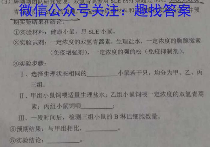 湛江市2022-2023学年度高二年级第二学期期末高中调研测试数学