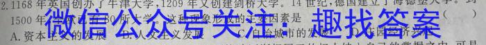 2023年大同市八年级结业考试(7月)历史