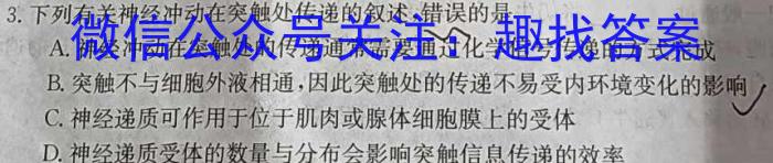 江西省2023年三新 协同教研共同体高三联考(24-213)(分ⅠⅡ卷 )数学