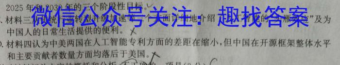 2022-2023学年安徽省九年级教学质量检测（八）语文