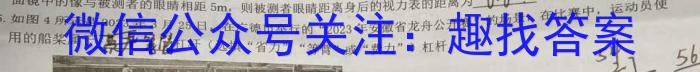 庐江县2022-2023学年度高二年级第二学期期末教学质量抽测物理.