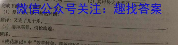2023年云南省初中学业水平考试(四)4语文