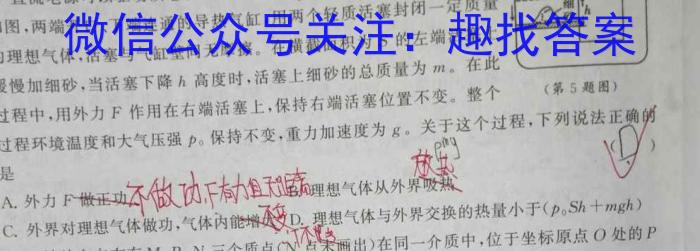 耀正文化(湖南四大名校联合编审)·2023届名校名师模拟卷(十)10物理`