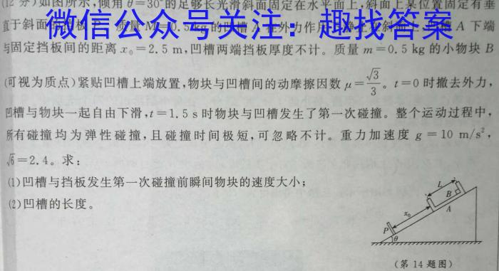 2023年陕西省初中学业水平考试全真模拟(八)物理.