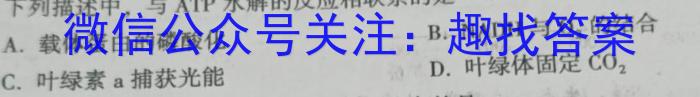 山西省2022-2023学年度八年级第二学期阶段性练习(三)生物