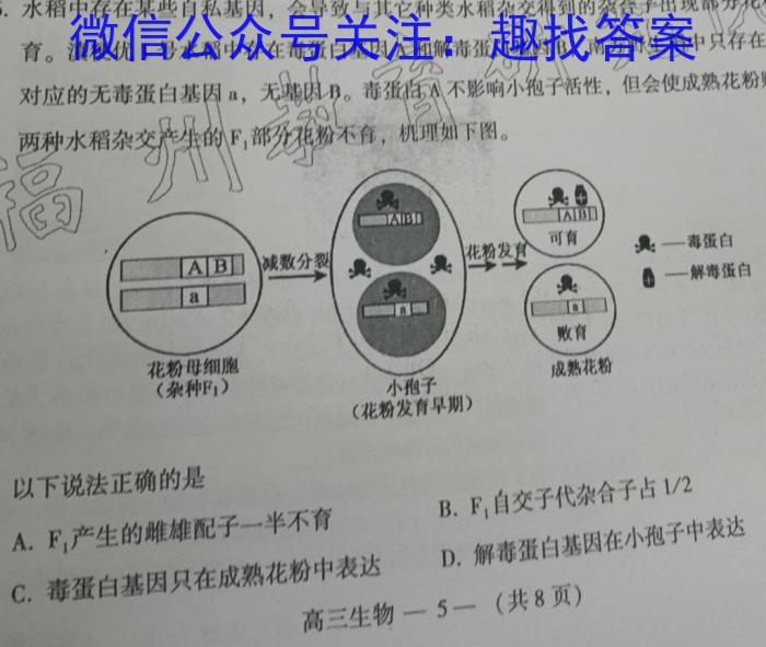 承德市2022~2023学年高一第二学期期末考试(23-542A)数学