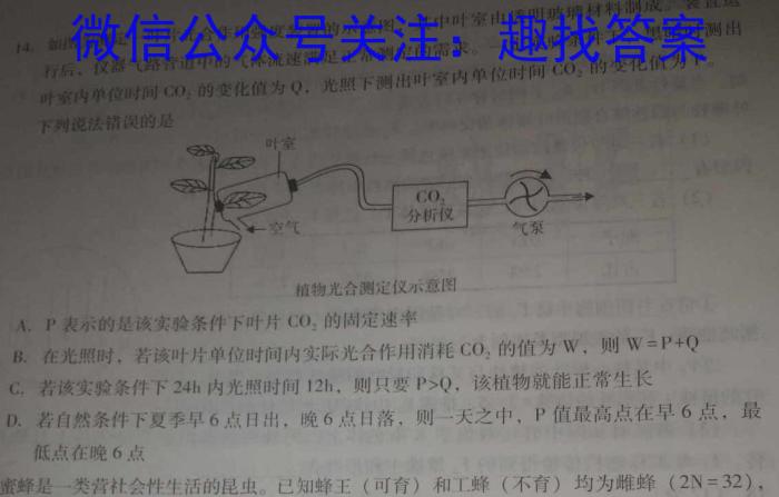 华夏鑫榜 安徽省2024年高三5月联考数学