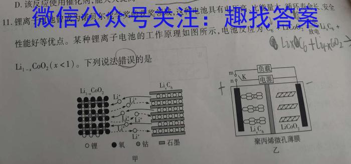 皖智教育 安徽第一卷·2023年八年级学业水平考试信息交流试卷(六)化学