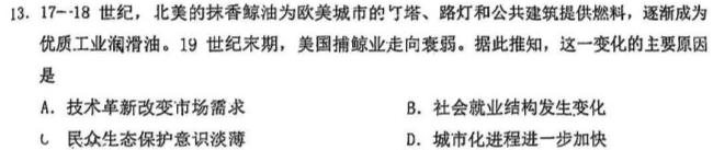 2023届全国百万联考高三5月联考(517C)历史