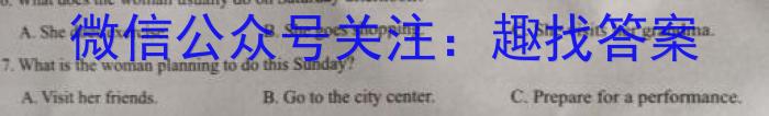 2023届陕西省九年级教学质量检测(✰)英语