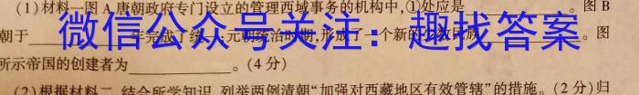 2023年广东大联考高三年级5月联考（23-456C）历史