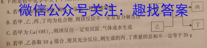 安徽省2022-2023学年七年级下学期期末教学质量调研化学