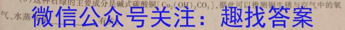 木牍大联考2023年安徽中考最后一卷化学