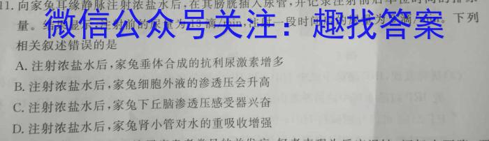 宝鸡教育联盟2022~2023学年度第二学期6月份高一等级性联考A(23639A)数学