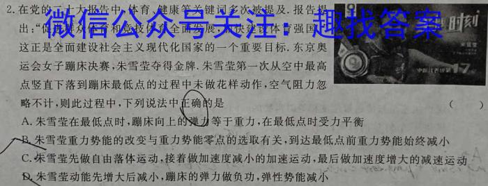 2023年陕西省初中学业水平考试·信息卷物理`