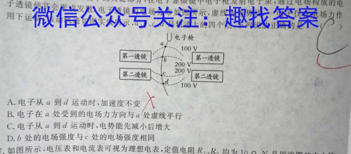 2023年河南大联考高三年级5月联考（5001C·HEN）物理.