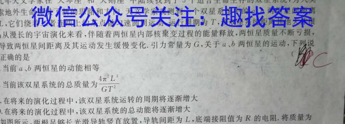 皖淮名校联盟2022~2023学年度第二学期高二联考(23-463B)物理`