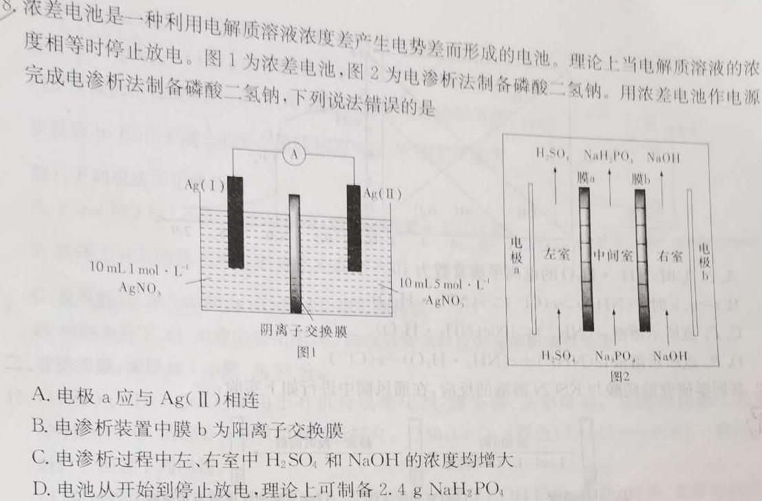 山西省2023年中考权威预测模拟试卷(四)化学