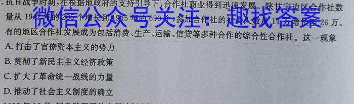 江西省2024-2023学年七年级下学期期末综合评估（8LR-JX）历史