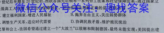 河北省2023年高一年级下学期期末联考历史