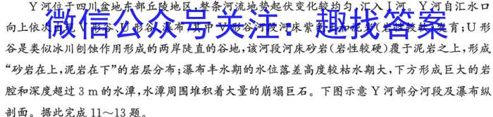 天一大联考皖豫名校联盟2022-2023学年(下)高二年级阶段性测试(四)地.理