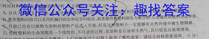2023届全国百万联考高一6月联考(006A)语文