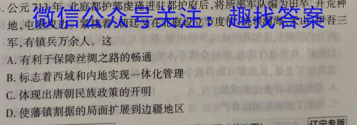 衡中同卷2024-2023学年度下学期高三二模考试历史