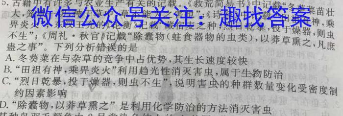 名校之约-2024河南省中招考试模拟试卷(三)3数学