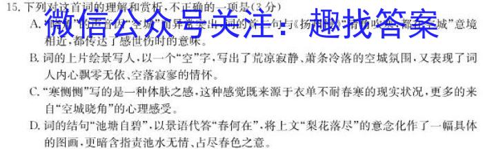 山西省2022-2023学年七年级下学期期末综合评估（8LR-SHX）语文