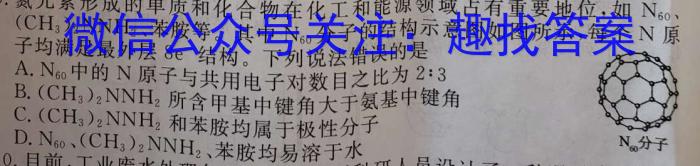 江西省2024届八年级《学业测评》分段训练（八）化学