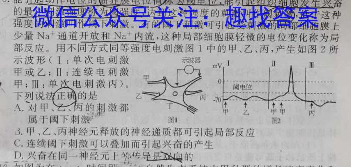 2023年陕西省初中学业水平考试·信息卷数学