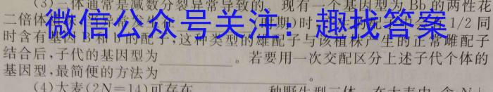 九师联盟·2023~2024学年高三核心模拟卷(上)(一)新高考数学