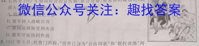 2023年福建省中考导向预测模拟卷(五)历史试卷