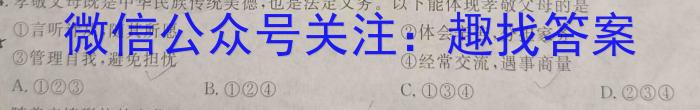 山西省大同一中2024-2023学年八年级第二学期阶段性综合素养评价（二）q地理