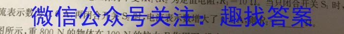 2023届中考导航总复习·模拟·三轮冲刺卷(一)1.物理