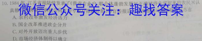 广西省2023年春季期高二年级期末教学质量监测(23-540B)历史