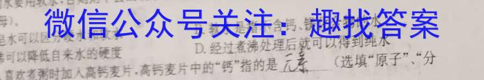 C20教育联盟2023年九年级第三次学业水平检测化学