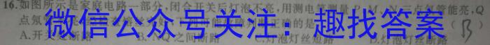 2023年陕西省初中学业水平考试模拟试卷W5q物理