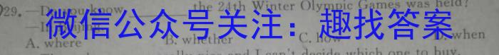 江淮名卷·2023年省城名校中考调研（四）英语