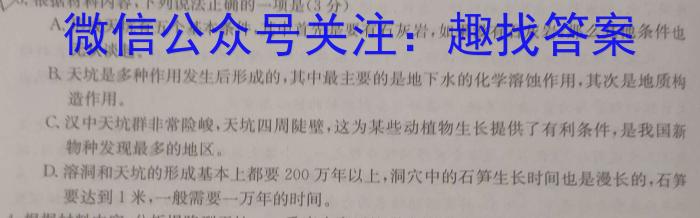 江西省2023年初中学业水平考试冲刺练习（二）语文