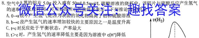 2023届河南省高二年级考试5月联考(23-484B)化学