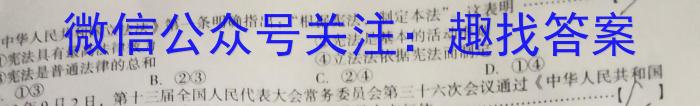 2023年陕西省九年级临考冲刺卷（A）地理.