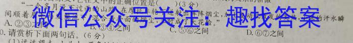 湖南省2023年上学期高二年级期末考试(23-571B)语文