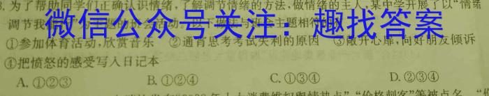 2023年重庆大联考高三年级5月联考（517C·C QING）q地理