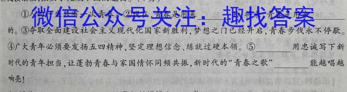 河南省安阳市滑县2022-2023学年高一下学期期末测评试卷语文