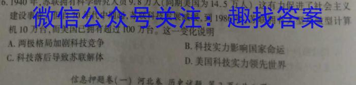 ［金科大联考］2022-2023学年高三5月质量检测（新教材）历史